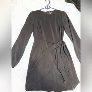 Elegant Black Long Sleeve Dress from Lulus